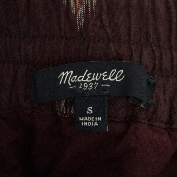 Madewell sz S tribal print drawstring mini skirt - Picture 5 of 5